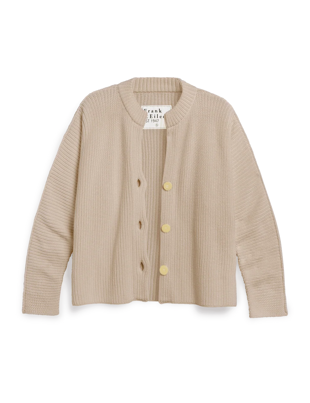 FRANK &amp; EILEEN Montecito Cardigan Sand