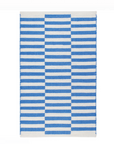 DASH & ALBERT Sailing Stripe French Blue Handwoven Indoor/Outdoor 2x3