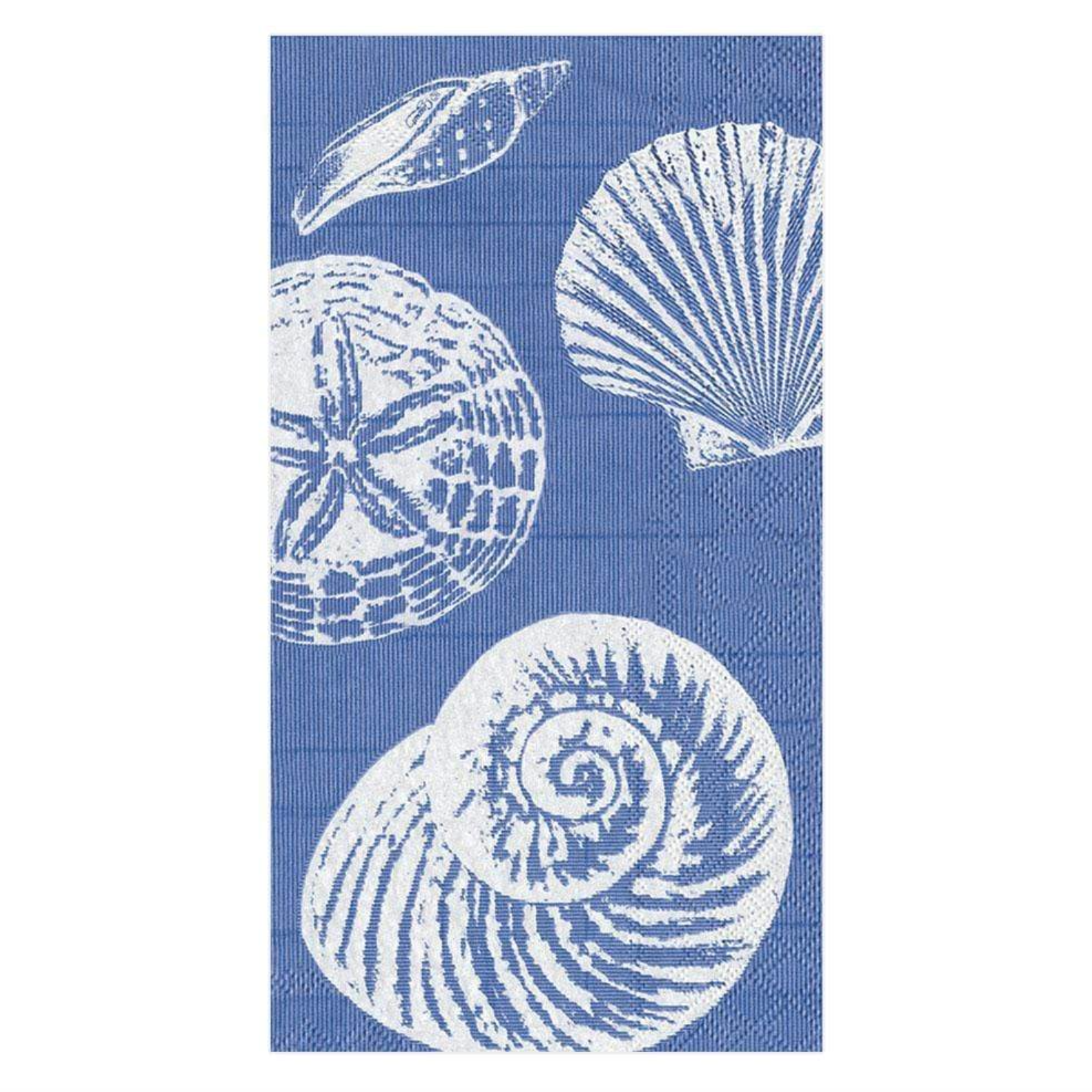 Shells Ocean Blue Guest Towel