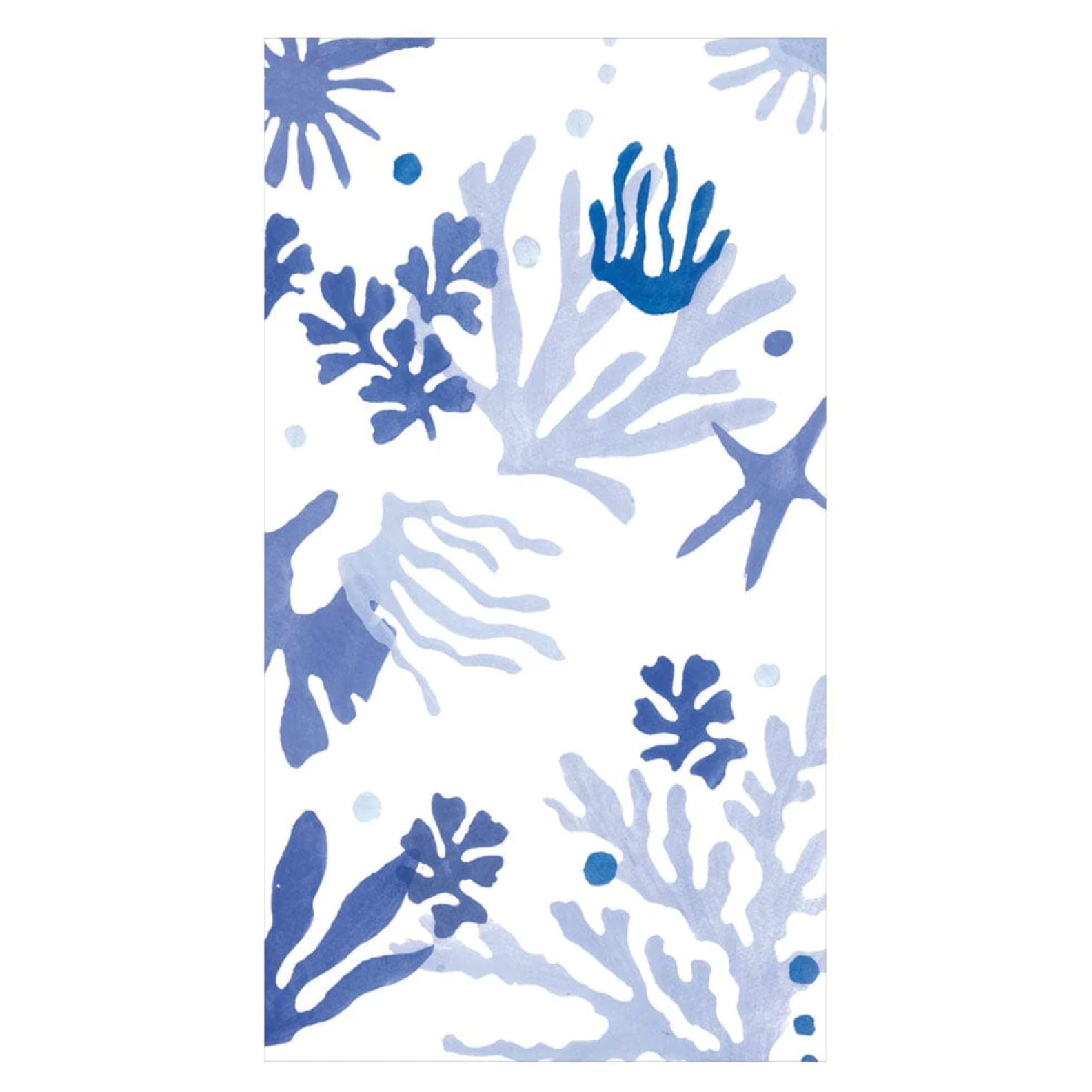 Matisse Coral Blue Guest Towel