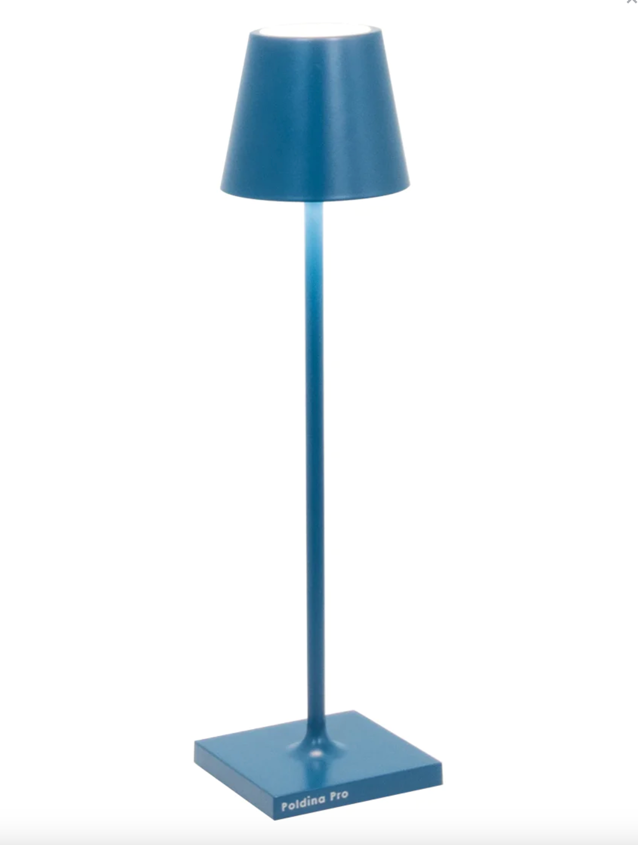 ZAFFERANO Poldina Micro Table Lamp Capri Blue