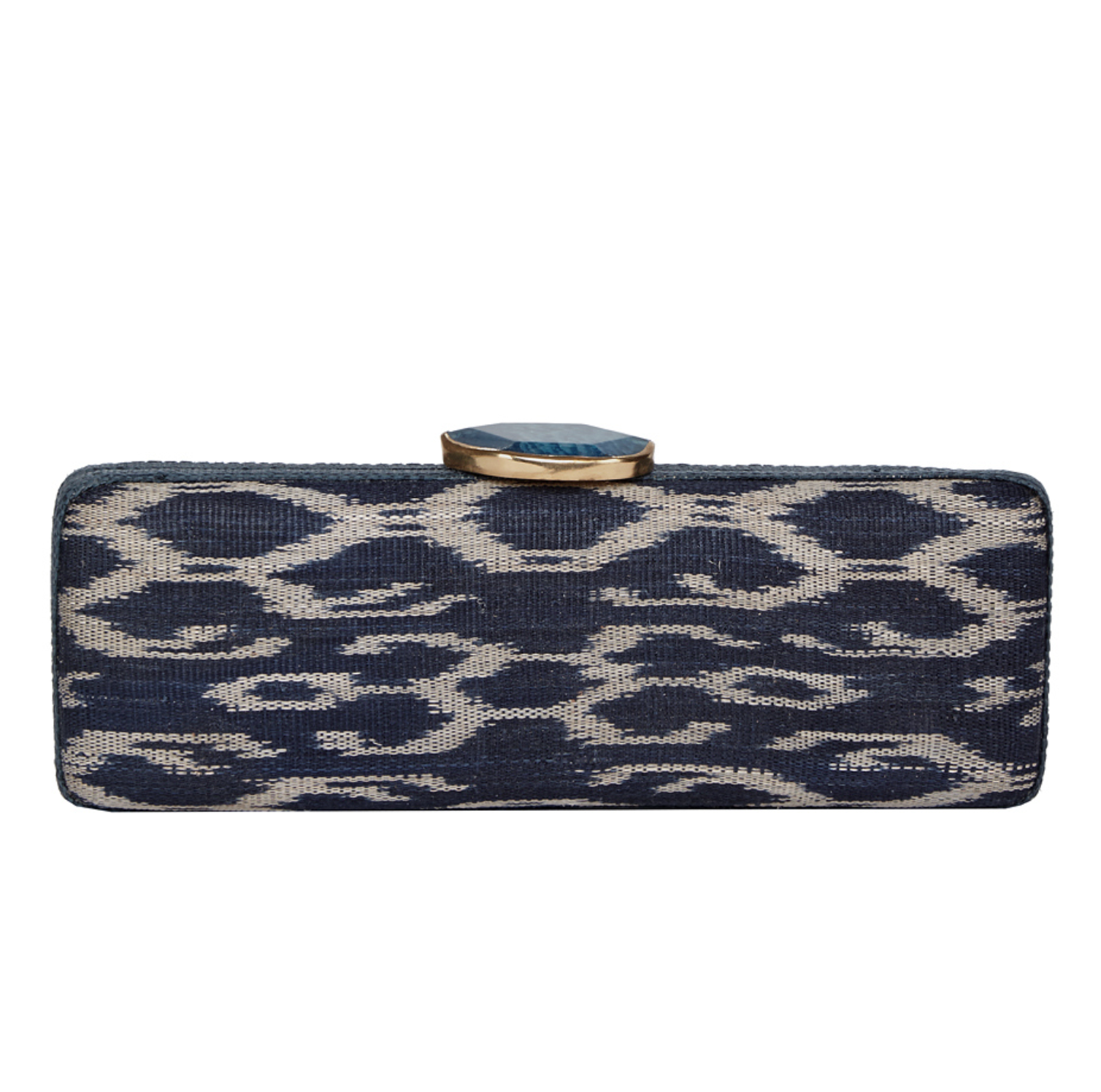 Doha Woven Raffia Clutch Abyss/Natural – Matilda's Life Style