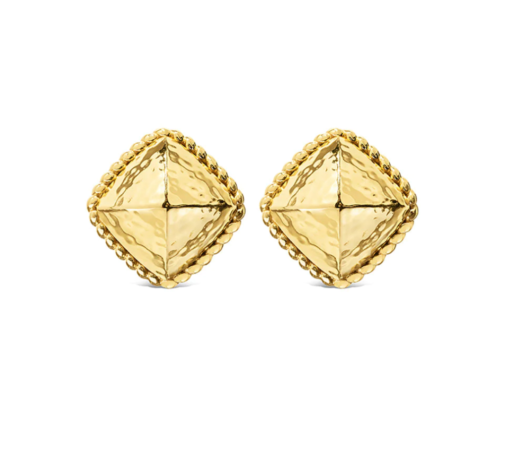 CAPUCINE DE WULF Blandine Stud Earrings - Gold