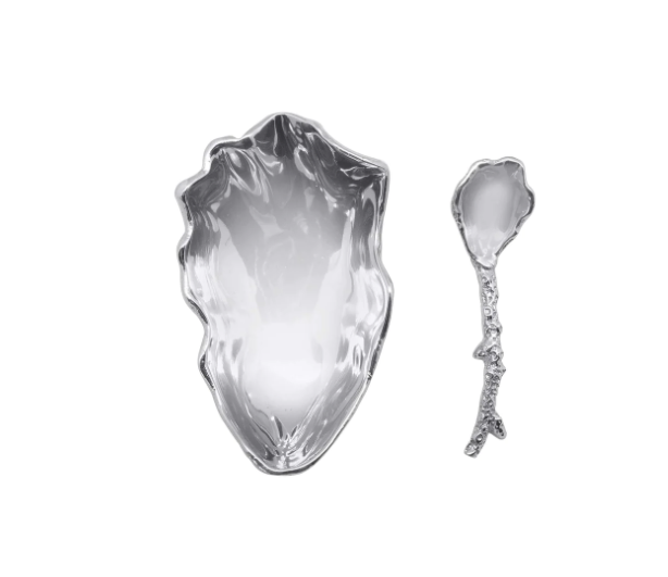 MARIPOSA  Oyster Dish w/Spoon