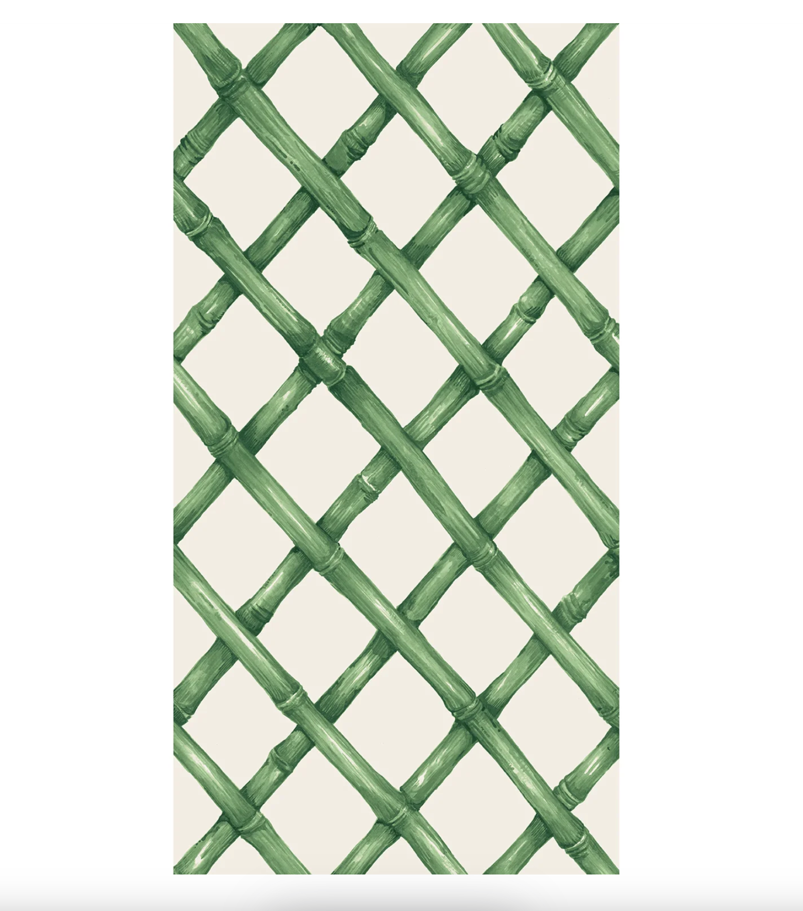 Green Lattice Guest Towel-Set/16