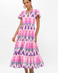 OLIPHANT V-Neck Maxi Dress Sumba Pink