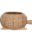 JULISKA Provence Rattan Turtle Bowl-Whitewash