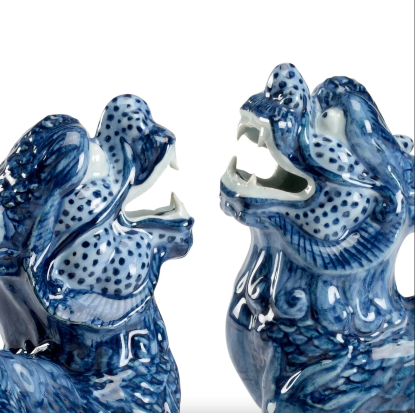 CHELSEA HOUSE Blue Foo Dogs Pair of 2