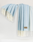 Sky Blue Fiji Stripe Throw