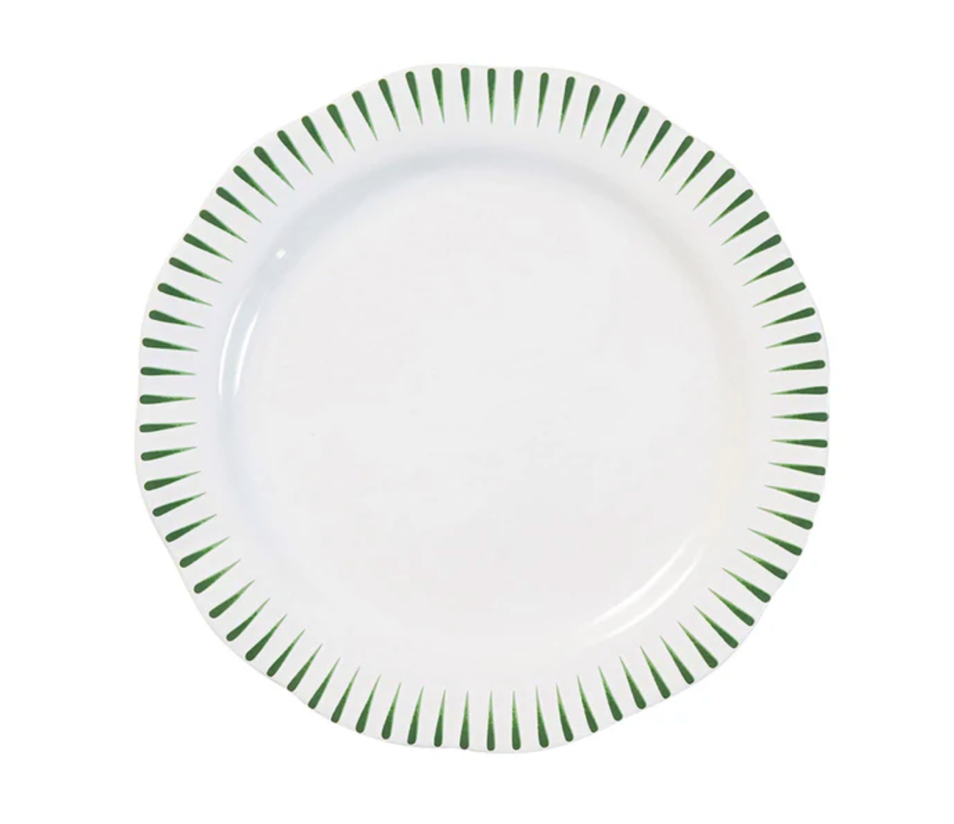 JULISKA Dinner Plate Set/4 Sitio Stripe - Basil