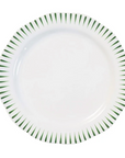JULISKA Dinner Plate Set/4 Sitio Stripe - Basil