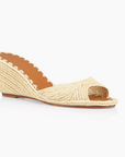 CARRIE FORBES Nador Raffia Wedge Sandal