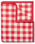 CHAPPYWRAP Cozy Gingham Cardinal Red Blanket Original