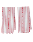 JULISKA Villa Stripe Kitchen Towel Set/2 - Ruby