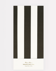 HALLOWEEN Black Striped Tablecloth