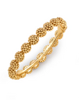 CAPUCINE DE WULF Berry Eternity Hinged Bangle Gold