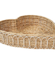 JULISKA Provence Rattan Heart Tray