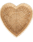 JULISKA Provence Rattan Heart Tray