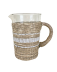 Seagrass White Stripe Pitcher