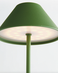 Alluna Cordless Lamp w/ Metal Shade Green