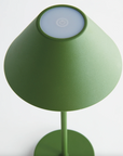 Alluna Cordless Lamp w/ Metal Shade Green