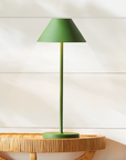 Alluna Cordless Lamp w/ Metal Shade Green