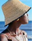 Yayi Bucket Hat w/ Black Trim