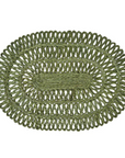 JULISKA Straw Loop Oval Placemat Seagrass-Set/4