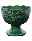 JULISKA Le Panier Mystic Knot Footed Bowl Basil