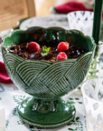 JULISKA Le Panier Mystic Knot Footed Bowl Basil