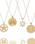 JANE WIN Light Of The Ocean Pendant w/ Rolo Chain