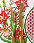 Die-Cut Amaryllis Placemat-Set/12
