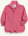 FRANK & EILEEN Silvio Untuckable Button-Up Shirt Red Gingham