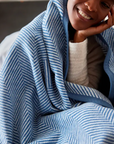 CHAPPY WRAP Harborview Herringbone Cornflower Original