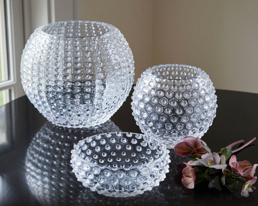 Hobnob Vase/ Low Bowl Small