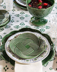 JULISKA Mystic Knot Dessert/Salad Plate Basil- Set/4