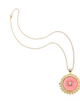 JANE WIN FOREVER La Vie En Soleil Carved Coral Stone Pendant