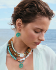 LIZZIE FORTUNATO New Bloom Earrings Capri