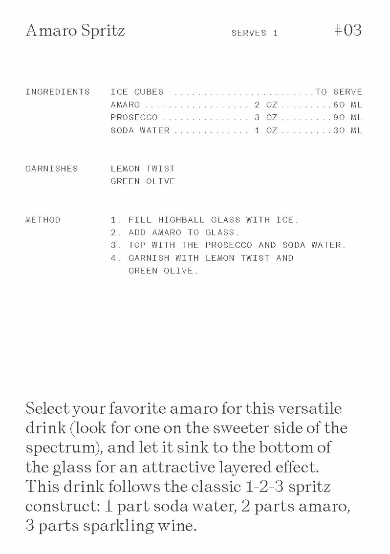 The Cocktail Cabinet: Spritz