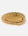 Arista Gold Clam Shell Brass Set/2