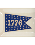 1776 Stars Heritage Pennant Decoupage Glass Tray