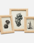 PIGEON AND POODLE Belem Frame Collection Natural Raffia