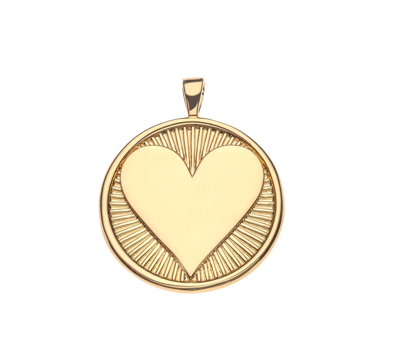 JANE WIN Hearts Find Me Pendant on Adjustable Rolo Chain