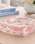 Aura Coral Acrylic Bowl