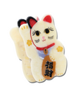 Hand-painted Maneki-Neko Cat Claw Hair Clip