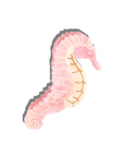 Hand-Painted Seahorse Claw Hair Clip