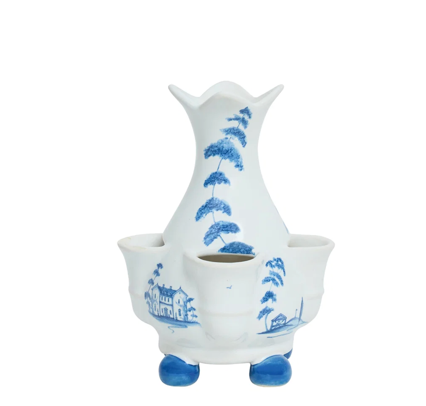 JULISKA Country Estate  6" Tulipiere Vase - Delft Blue