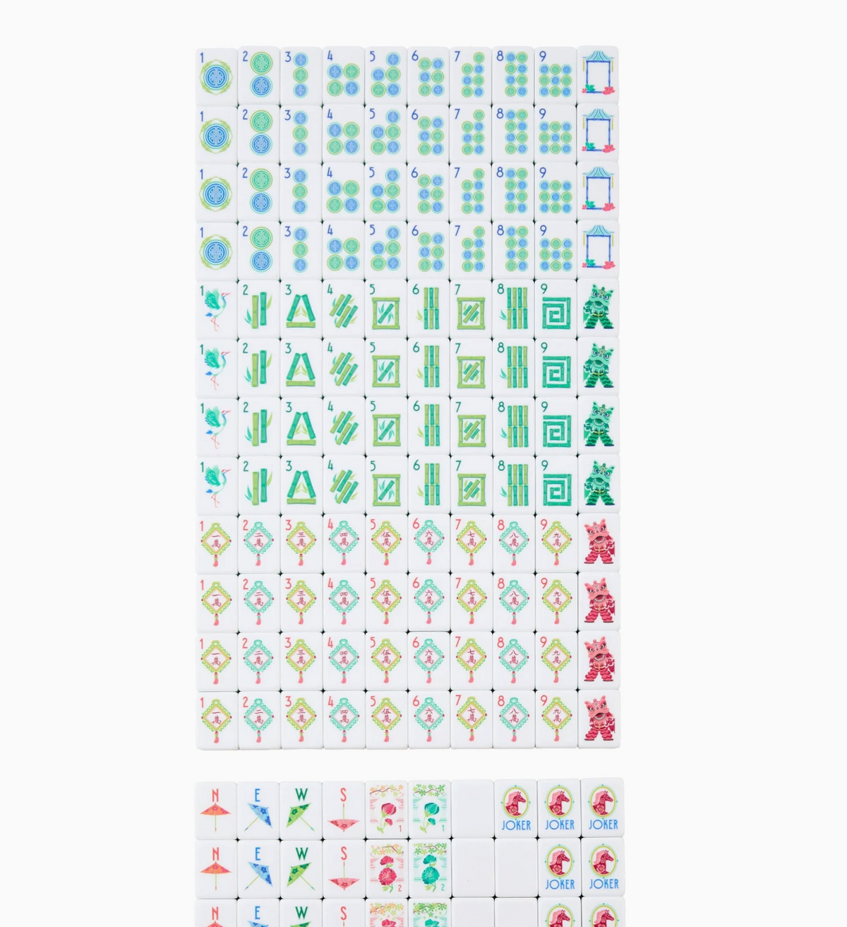 OH MY MAHJONG Pippa Mahjong Tiles