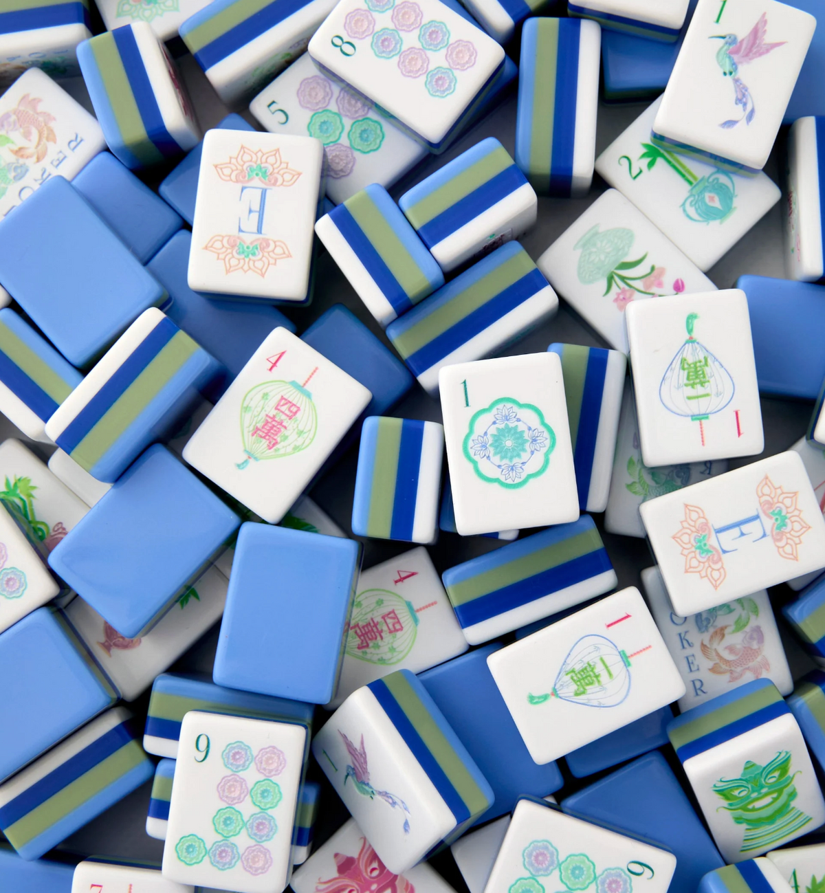 OH MY MAHJONG Moonlight Mahjong Tiles