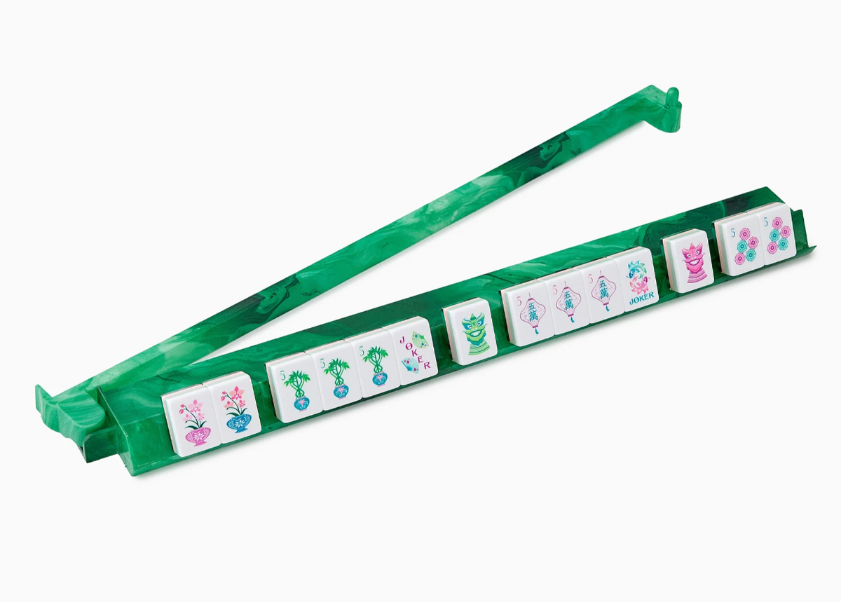 OH MY MAHJONG Agate Rack and Pusher Set